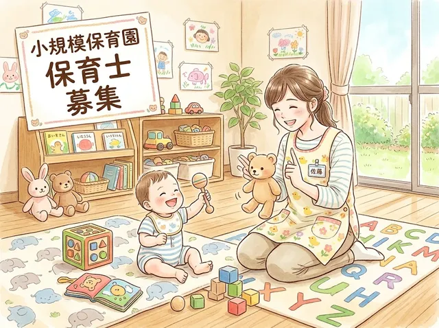 【保育士】浅草駅｜小規模保育園｜週4日～｜2歳児担当予定