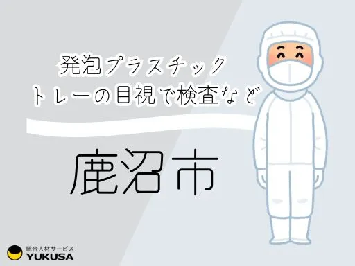 【軽作業・検査】未経験歓迎！土日祝休みのクリーンルーム内作業（鹿沼市）
