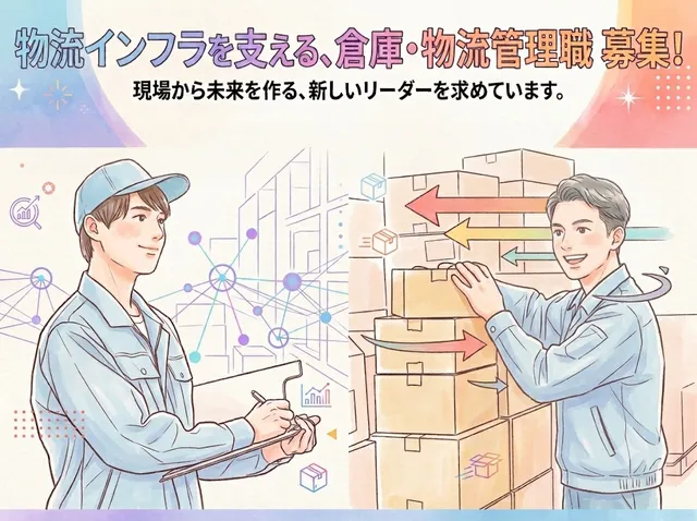 【倉庫・物流管理】[正社員]未経験OK！森永乳業グループでコンビニの物流インフラを支える◎