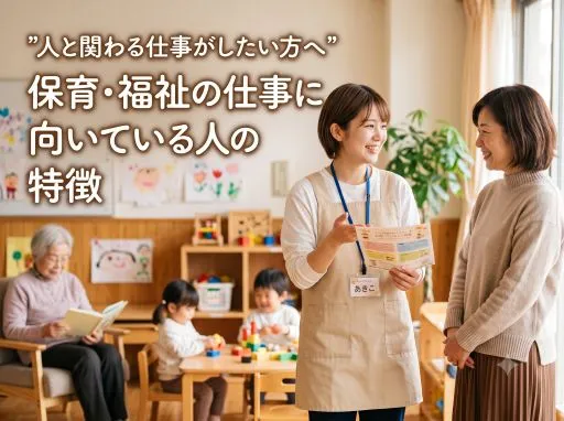 人と関わる仕事がしたい方へ｜保育・福祉の...